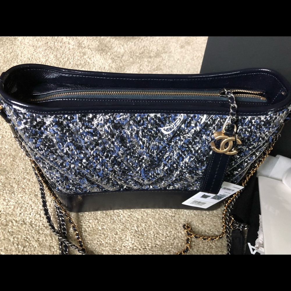 SOLD! CHANEL Gabrielle medium PVC decoration bag - Picture 2 of 7